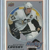 Sidney Crosby 2008 2009 Upper Deck Hockey Heroes Card #HH8
