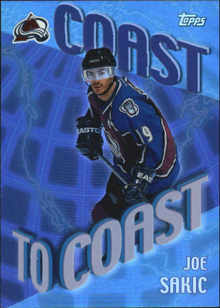 Joe Sakic 2002 2003 Topps Coast to Coast Card #CC9