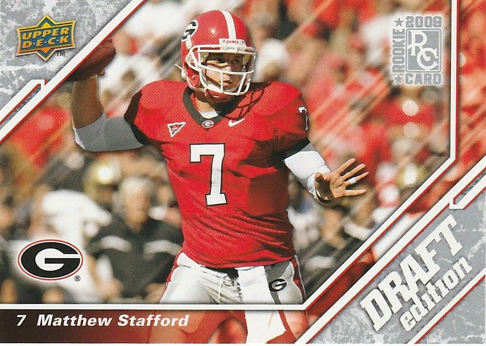 Matthew Stafford 2009 Upper Deck Draft Edition Mint ROOKIE Card #3