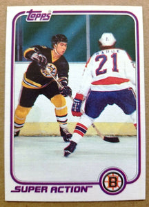 Ray Bourque 1981 1982 Topps Super Action Card #126