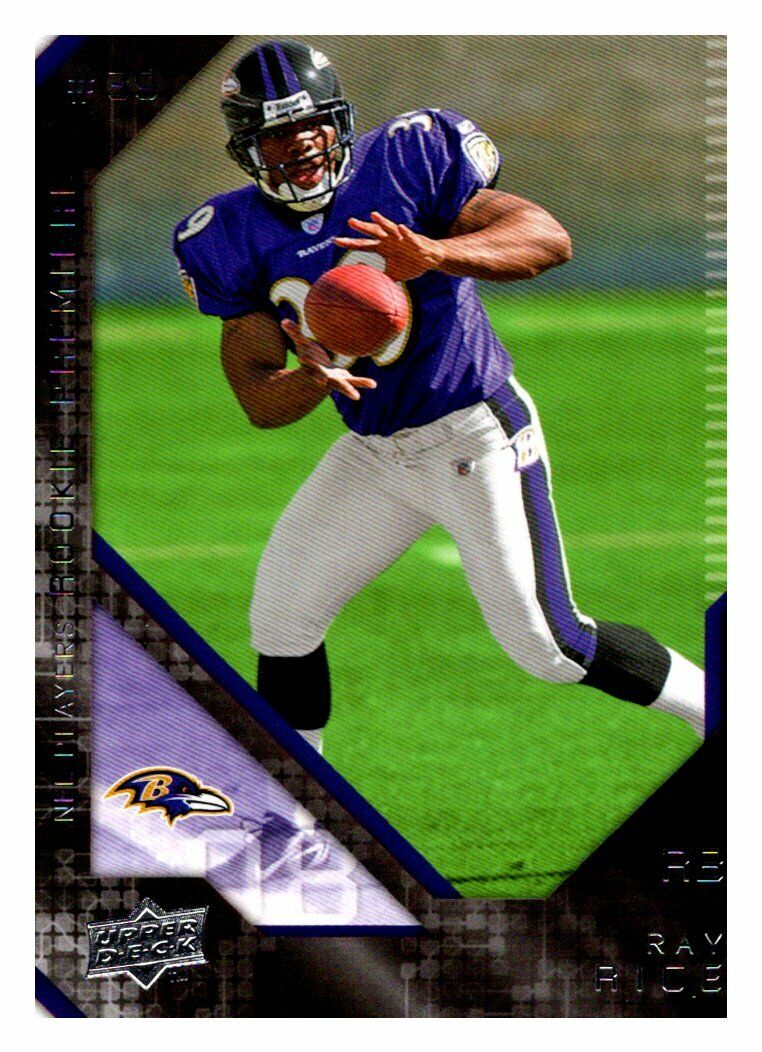 Ray Rice 2008 Upper Deck Rookie Premiere Series Mint ROOKIE Card #28