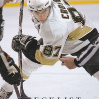 Sidney Crosby 2008 2009 Upper Deck Checklist Card #200