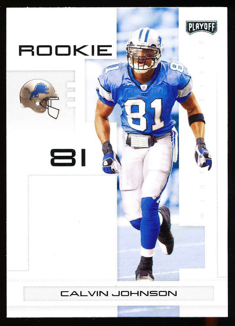 Calvin Johnson 2007 Playoff Mint ROOKIE Card #107