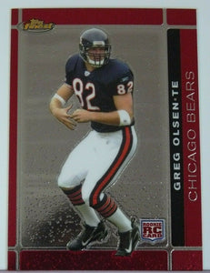 Greg Olsen 2007 Topps Finest Mint ROOKIE Card #127