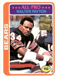 Walter Payton 2001 Topps Archives 1978 Reprint  Mint Card #200