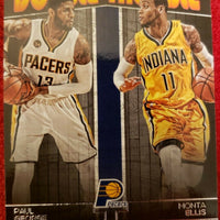 Paul George & Monta Ellis 2016 2017 Hoops Double Trouble Series Mint Card #2