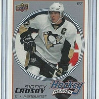 Sidney Crosby 2008 2009 Upper Deck Hockey Heroes Card #HH7
