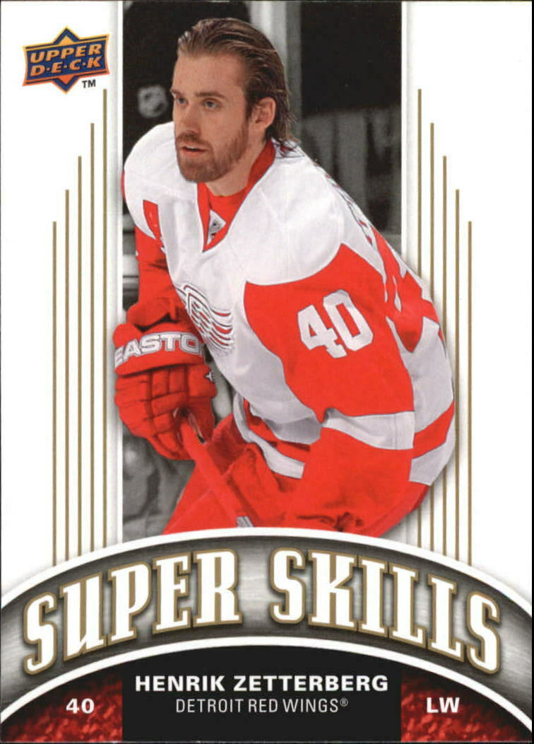 Henrik Zetterberg 2008 2009 Upper Deck Super Skills Card #SS10