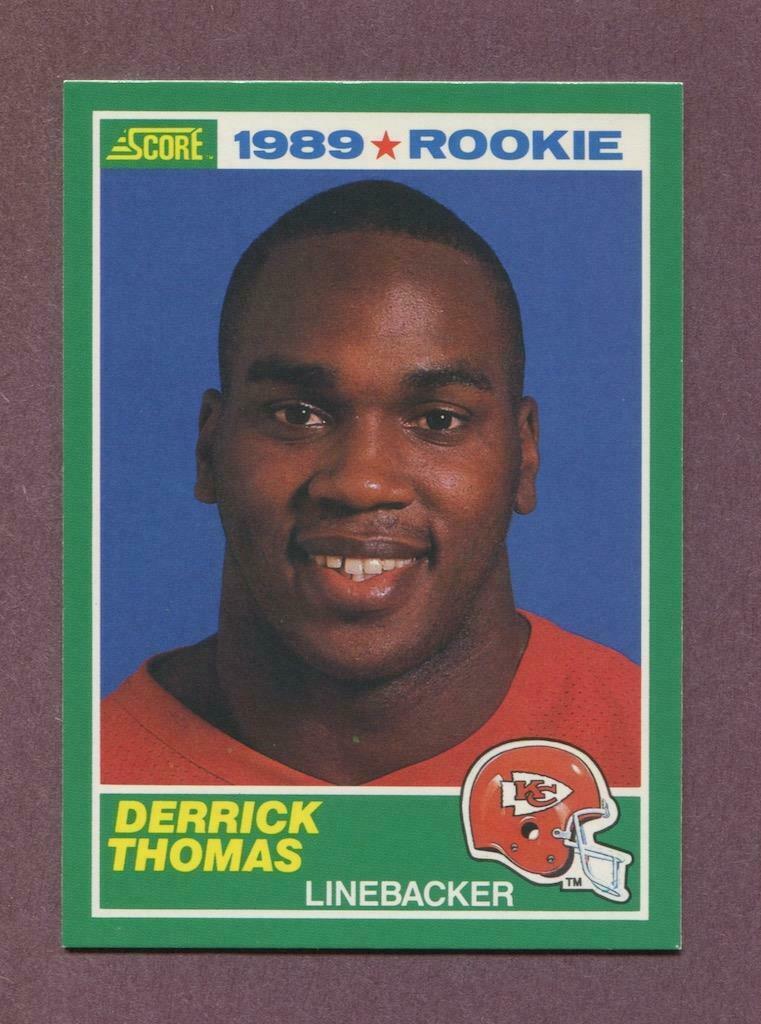 Derrick Thomas 1989 Score Series Mint ROOKIE Card #258