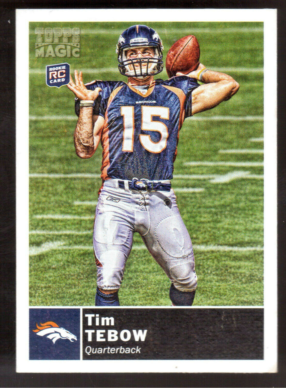 Tim Tebow 2010 Topps Magic Mint ROOKIE Card #25