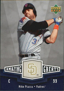 Mike Piazza 2006 Upper Deck Amazing Greats Series Mint Card #MP