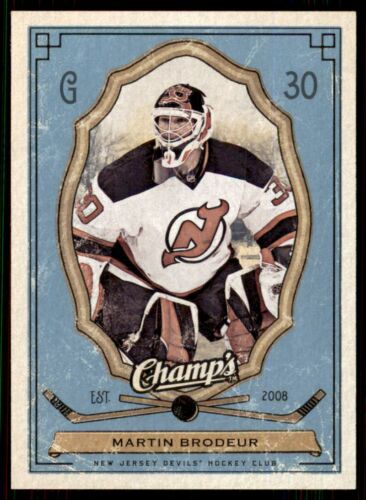 Martin Brodeur 2009 2010 Upper Deck Champ's Card #61