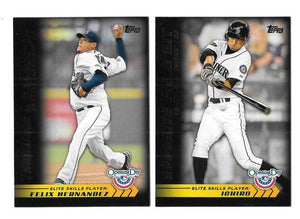 2012 Topps Opening Day "Elite Skills" Complete Insert Set with Justin Verlander, Jose Bautista Plus