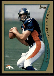Brian Griese 1998 Topps Draft Picks Series Mint ROOKIE Card #346