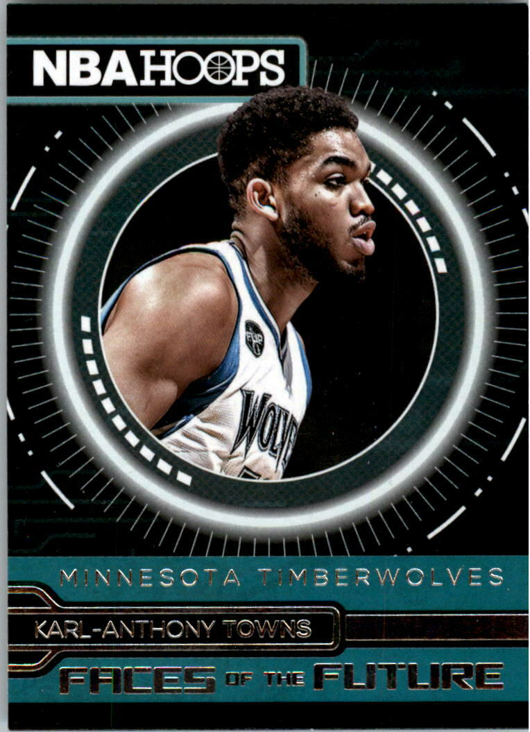 Karl-Anthony Towns 2016 2017 Hoops Faces of the Future Series Mint Card #1