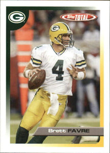 Brett Favre 2005 Topps Total Checklist Series Mint Card #TC12