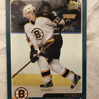 2003 2004 Topps Rookies Redemption Factory Sealed 10 Card Set with ROOKIE cards of Marc-Andre Fleury and Patrice Bergeron Plus