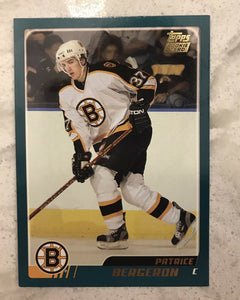 Patrice Bergeron Ice Hockey Sports Trading Card Singles 2003-04 Season for  sale