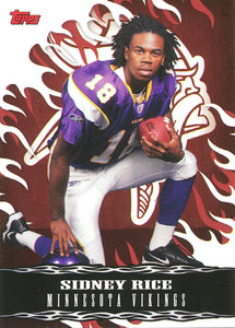 Sidney Rice 2007 Topps Walmart Exclusive Series Mint ROOKIE Card #15