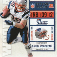 Danny Woodhead 2010 Playoff Contenders Series Mint ROOKIE Card #56