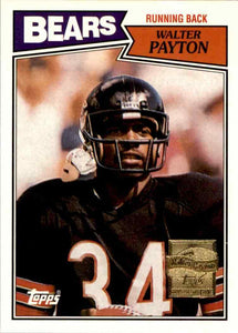 Walter Payton 2001 Topps Archives 1987 Reprint  Mint Card #46