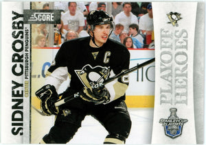 Sidney Crosby 2010 2011 Score Playoff Heroes Card #4