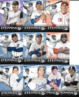 2015 Topps Stepping Up Complete Mint Insert Set with Sandy Koufax, Mariano Rivera, Albert Pujols, Jacob deGrom plus
