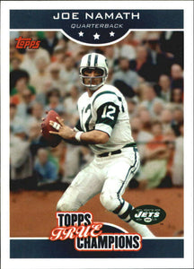 Joe Namath 2006 Topps True Champions Series Mint Card  #11