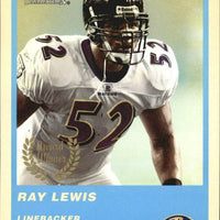 Ray Lewis 2004 Fleer Tradition Blue Series Mint Card  #118