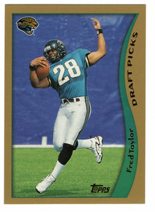 Fred Taylor 1998 Topps Draft Picks Series Mint ROOKIE Card #339