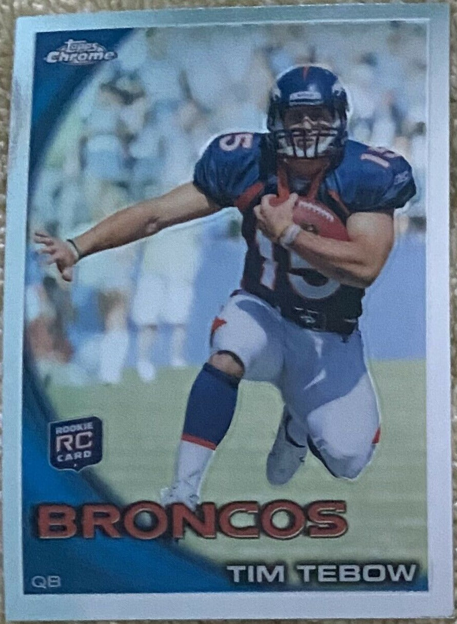 Tim Tebow 2010 Topps Chrome Mint ROOKIE Card #C100