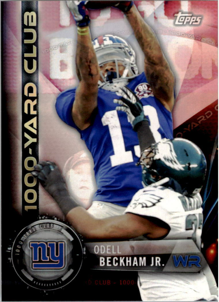 Odell Beckham Jr. 2015 Topps 1000 Yard Club Series Mint Card #1KYCOB