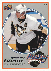 Sidney Crosby 2008 2009 Upper Deck Hockey Heroes Card #HH2