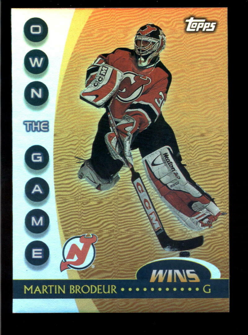Martin Brodeur 2002 2003 Topps Own The Game Card #OTG17