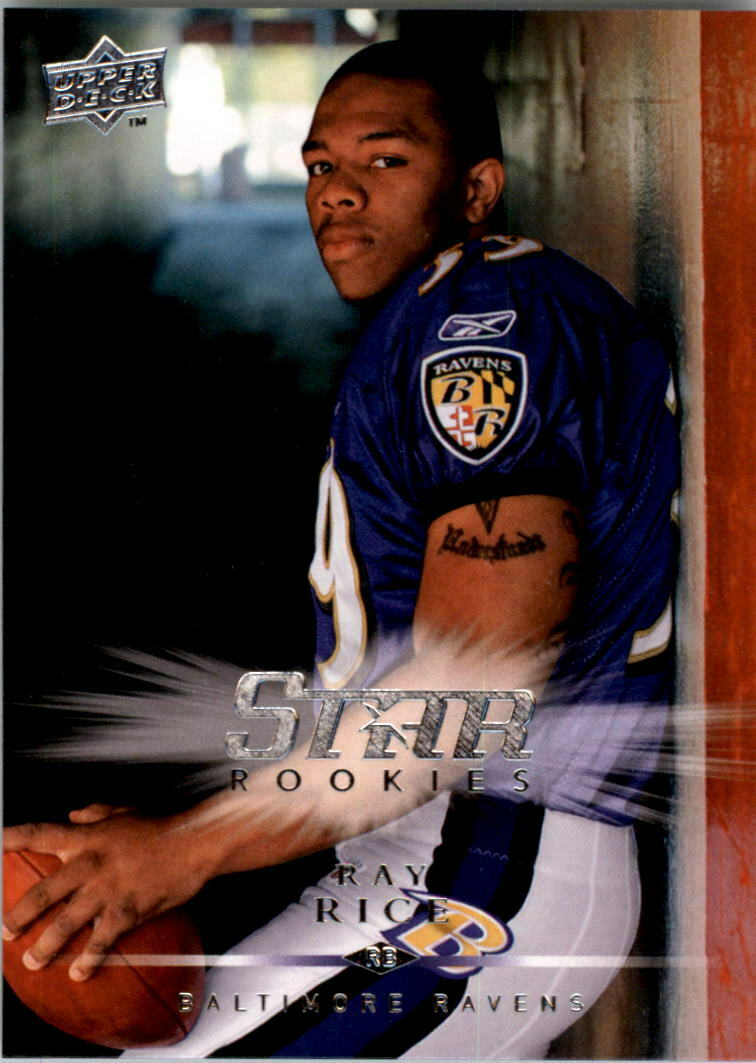 Ray Rice 2008 Upper Deck Star Rookies Series Mint ROOKIE Card  #283