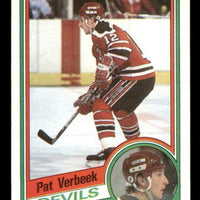 Pat Verbeek 1984 1985 Topps ROOKIE Card #90
