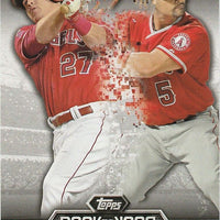 Mike Trout and Albert Pujols  2016 Topps Back to Back Series Mint Card  #B2B-11