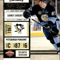 Sidney Crosby 2010 2011 Panini Contenders Season Ticket Card #75