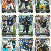 2015 Bowman Football Series Complete Mint Set with Rookies and Stars Stefon Diggs, Jameis Winston and Tom Brady Plus