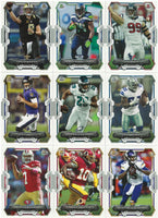 2015 Bowman Football Series Complete Mint Set with Rookies and Stars Stefon Diggs, Jameis Winston and Tom Brady Plus
