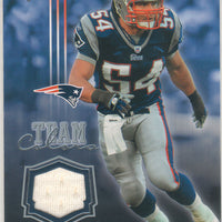 Tedy Bruschi 2008 Upper Deck Team Colors Game Used Jersey