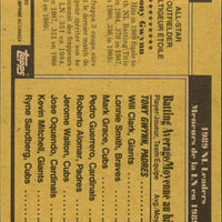 Tony Gwynn 1990 O-Pee-Chee All Star Series Mint Card #403