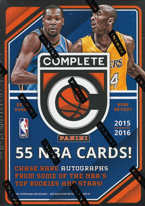 2015 2016 Panini COMPLETE NBA Blaster Box Packs Try for Rare Kobe Bryant Autograph