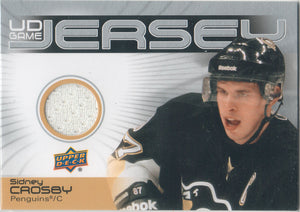 Sidney Crosby 2010 2011 Upper Deck Game Used Jersey (White)