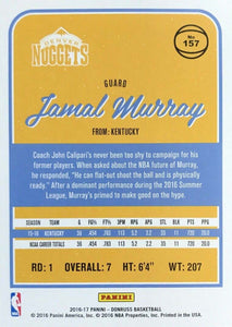 2016 2017 Donruss Basketball Series Complete Mint 200 Card Set with Stars Plus Jamal Murray Rookie and More