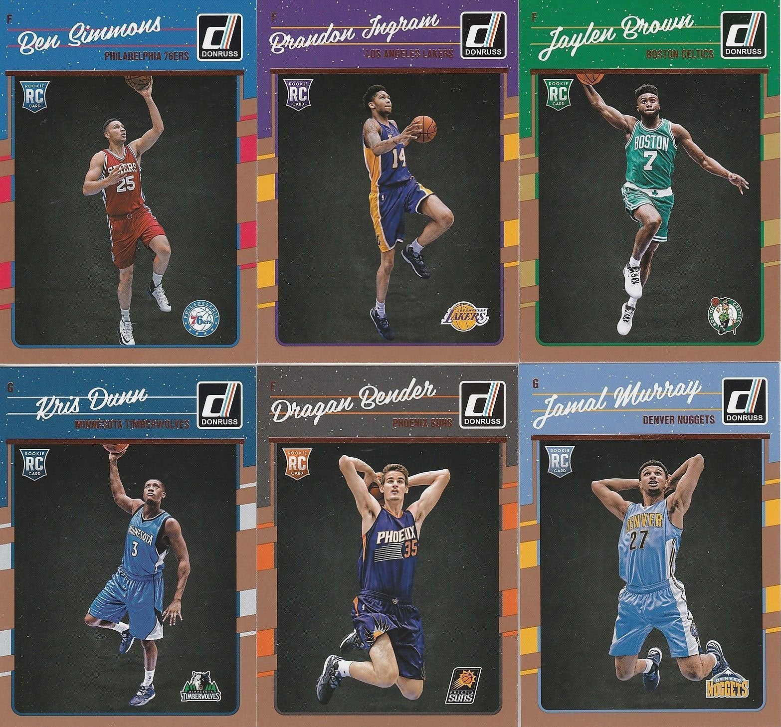 2016 2017 Donruss Basketball Series Complete Mint 200 Card Set