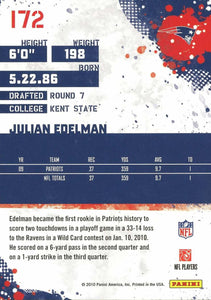 Julian Edelman 2010 Score NFL Football Mint Rookie Card #172