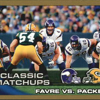 Brett Favre vs. Packers 2010 Topps GOLD Series Mint Card #281 SERIAL #893/2010