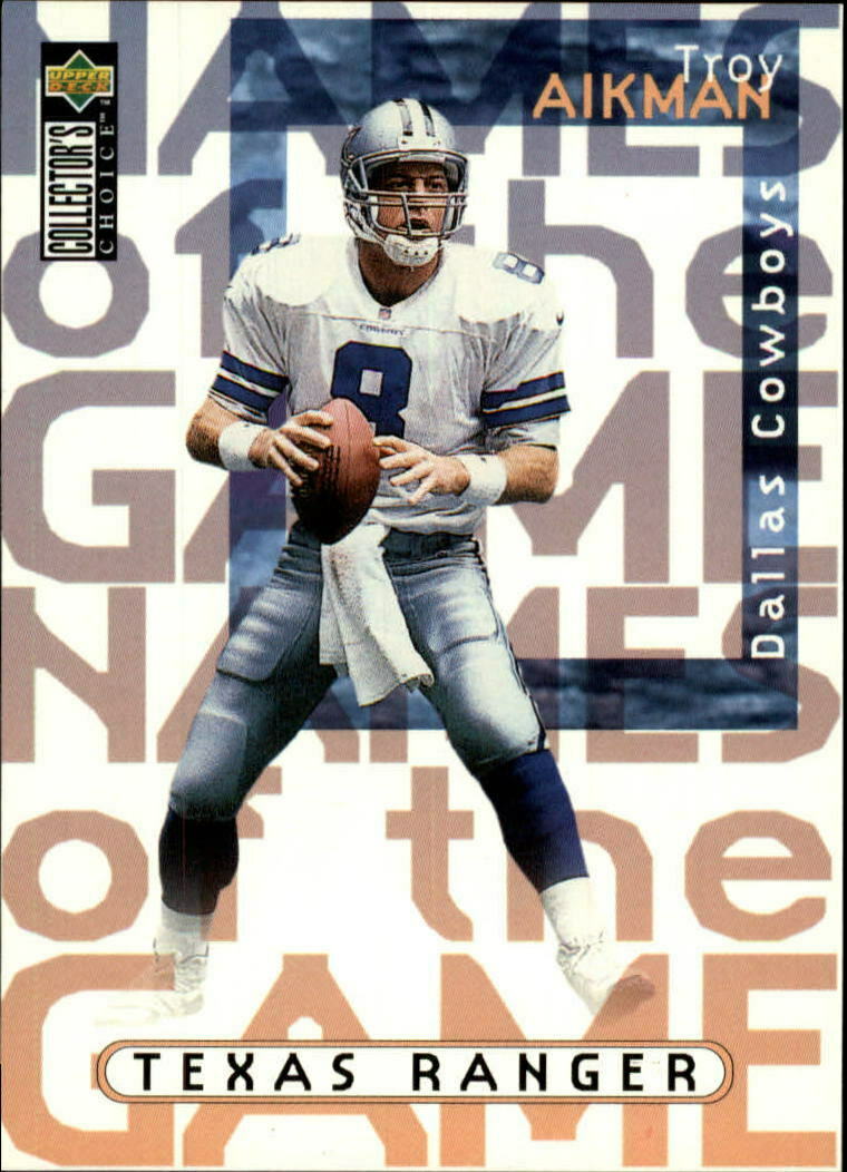 Troy Aikman 1997 Upper Deck Collector's Choice Series Mint Card  #60