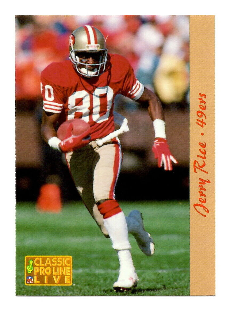 Pro Line Jerry Rice Card Jerry Rice 1993 Classic Pro Line Live Series Mint Card #249 | The ...